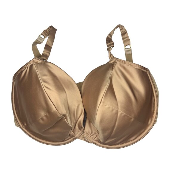 ⭐ NWT Gossard Satin Full-Coverage Underwire Bra • Cappuccino Nude • Multi-Size ⭐ - Picture 1 of 8